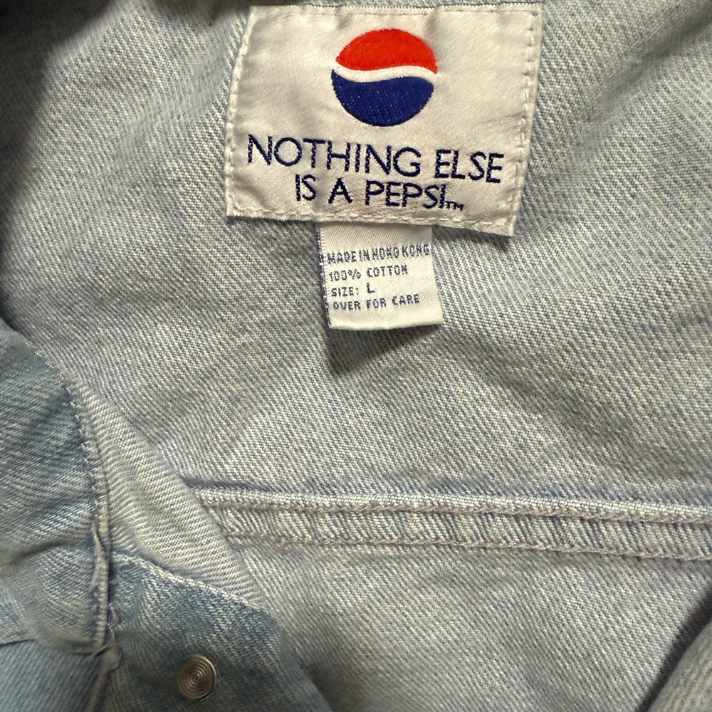 Vintage Pepsi Classic Denim Jacket. - Picture 5 of 8